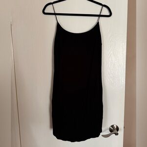 Wilfred free black spaghetti strap dress